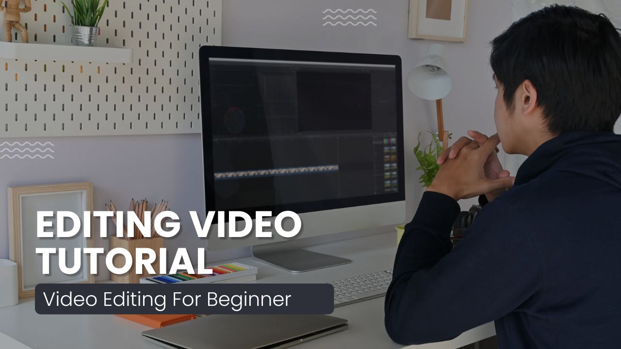 White Editing Video Tutorial Youtube Thumbnail