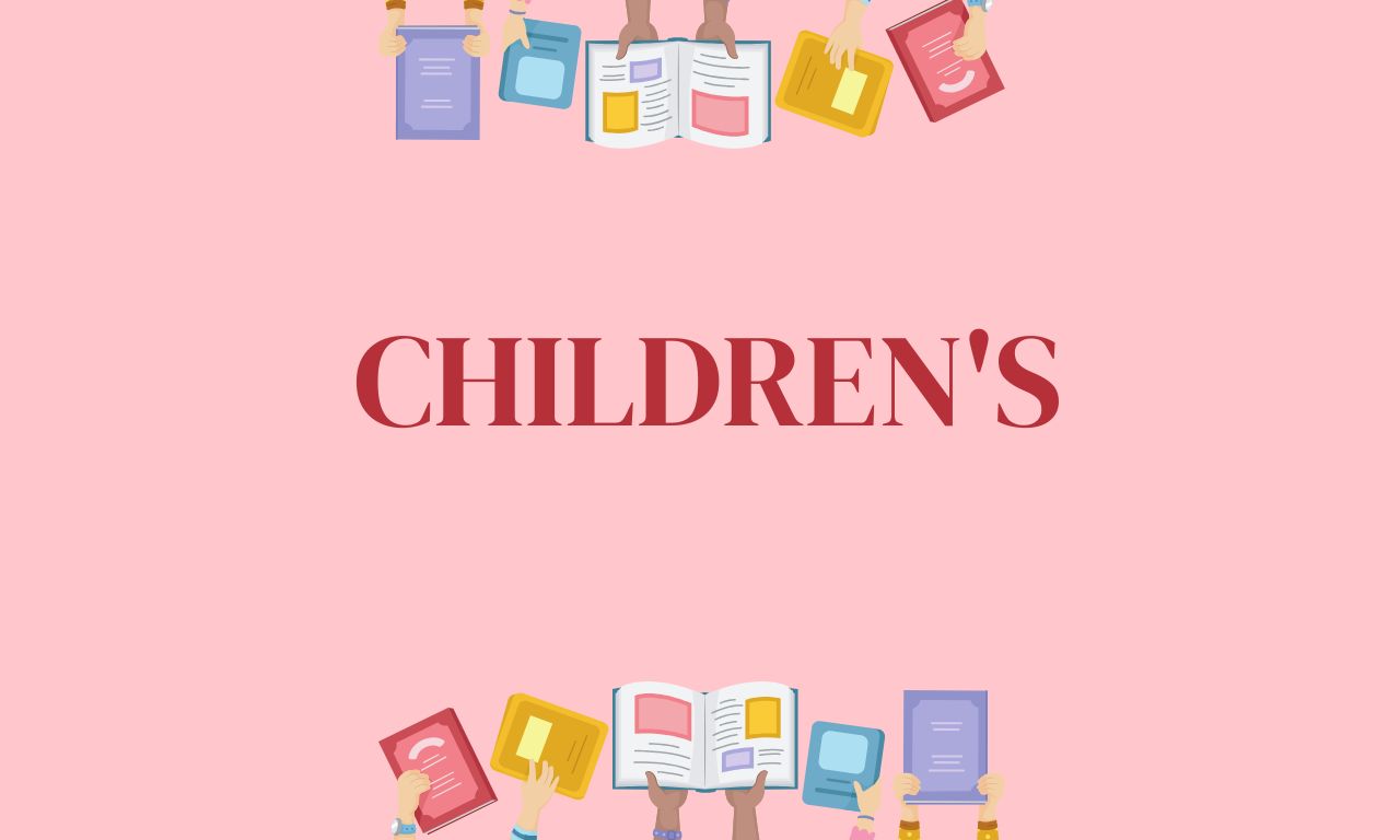 red minimalist international children's book day (Flyer) (1280 x 768 px)