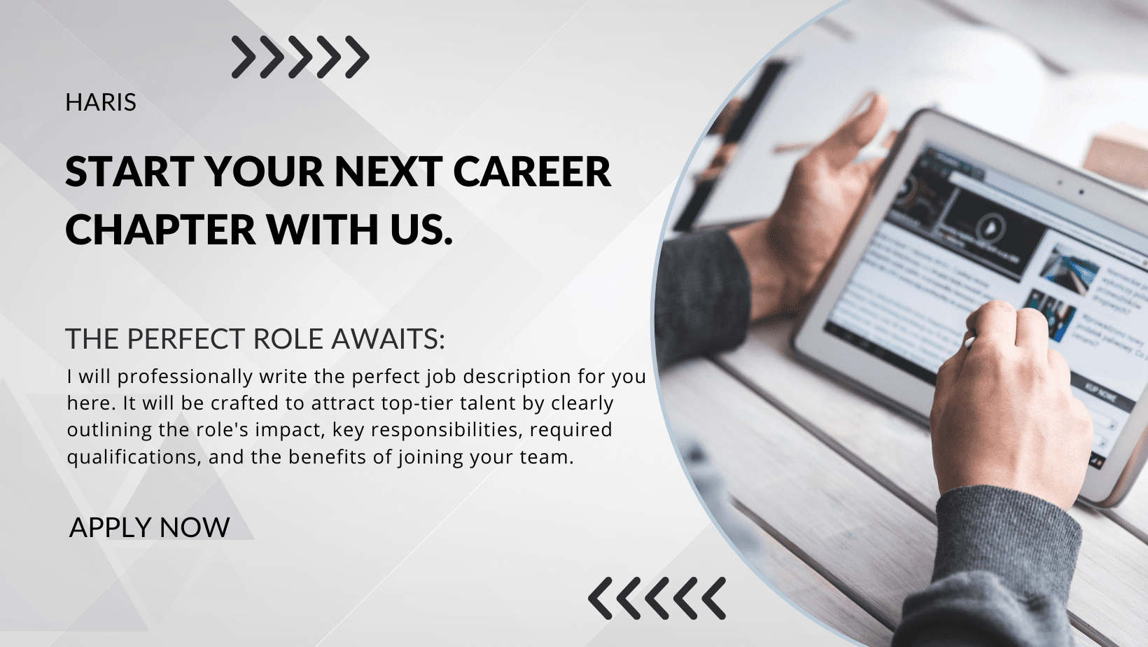 Gray & White Geometric Business Facebook Cover