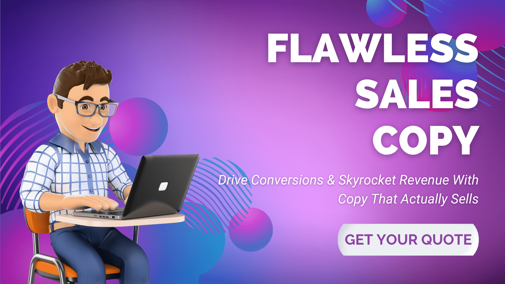 Purple Blue Illustration Digital Course Blog Banner