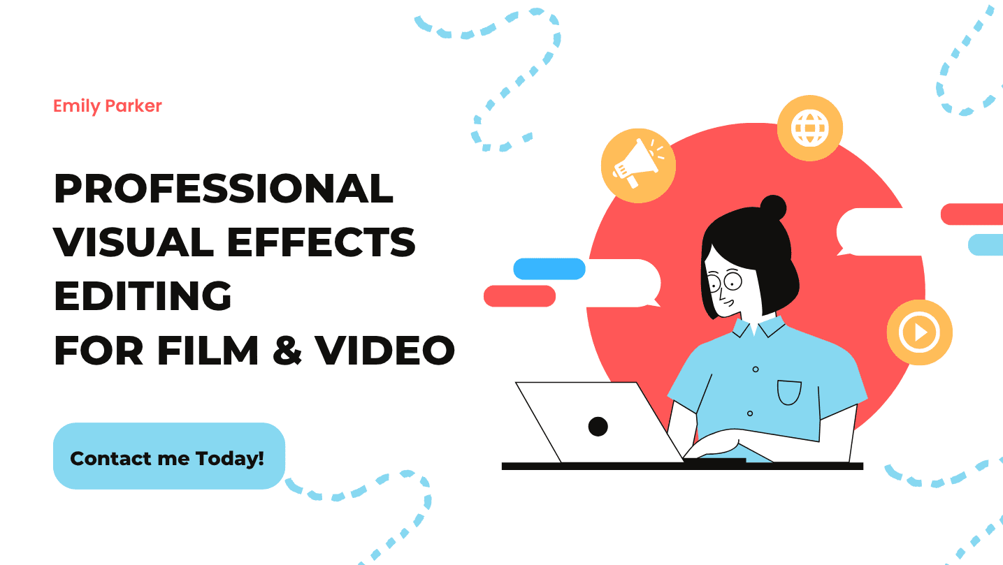 White Red Minimalist Digital Marketing Banner