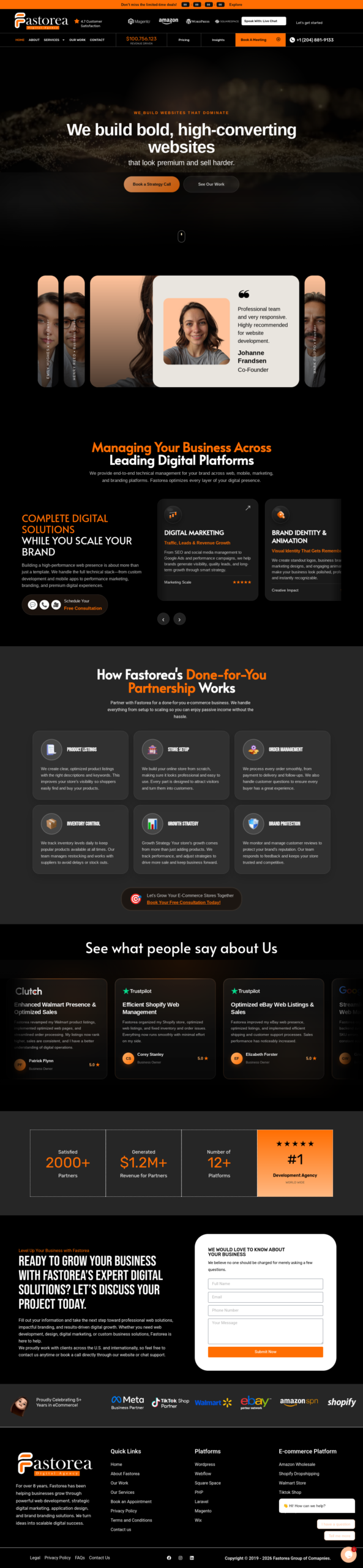 Fastorea Agency Portfolio