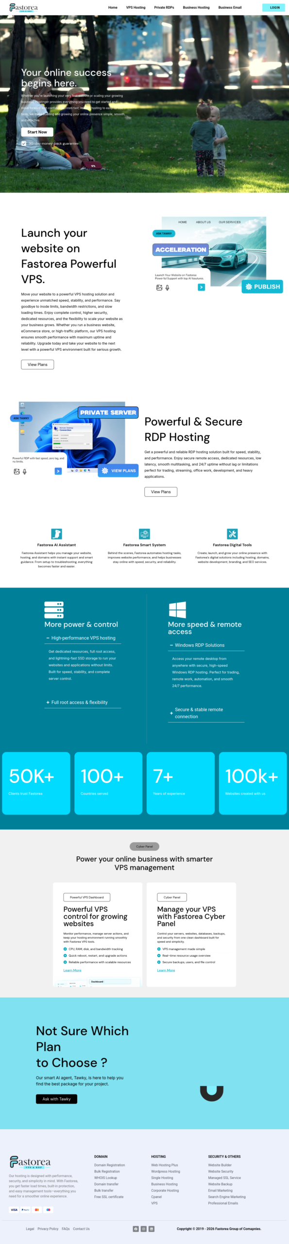 Fastorea VPS and RDP Portfolio
